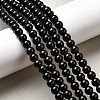 Natural Black Obsidian Beads Strands G-L632-A01-6mm-1