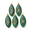 Dyed Natural Malaysia Jade Pendants GG-CBAA798-04G-04-1