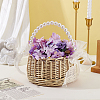 Wicker Flower Baskets with Handle DIY-WH0899-431A-4