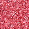 Transparent Inside Colours Glass Seed Beads SEED-T007-13E-2