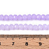 Baking Paint Imitation Jade Glass Bead Strands DGLA-A034-J6MM-A50-4