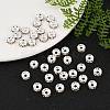 Brass Grade A Rhinestone Spacer Beads RB-A014-Z8mm-14S-4