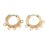 Ion Plating(IP) 304 Stainless Steel Hoop Earring Findings LS-STAS-D183-01G-1