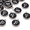 Platinum Plated Alloy Charms X-ENAM-S118-02F-P-4