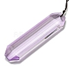 Glass Rectangle Hanging Suncatchers HJEW-P018-C05-2