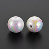 Opaque Acrylic Beads X-MACR-S370-18mm-01-4
