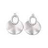 Non-Tarnish 304 Stainless Steel Big Pendants LS-STAS-B031-34P-2