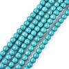 Synthetic Turquoise Beads Strands TURQ-G106-6mm-02E-1