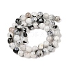 Natural Rainbow Moonstone Beads Strands G-Q1001-A05-03-01-3