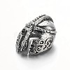 Tibetan Style Alloy Beads PALLOY-E420-M-2