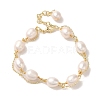 Natural Pearl Bead Bracelets BJEW-C051-26G-1