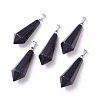 Synthetic Blue Goldstone Pointed Pendants G-I314-02P-08-1