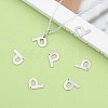 Tarnish Resistant 304 Stainless Steel Letter Charms STAS-O072-P-5