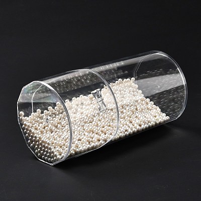 Flip Cover Column Plastic Pen Holder MRMJ-E010-03-1