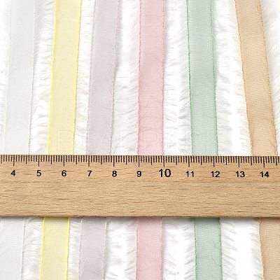 Polyester and Nylon Raw Edged Ribbon Sets DIY-Z029-01C-1