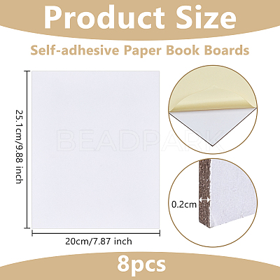 Self-adhesive Paper Book Boards DIY-WH0671-044B-1