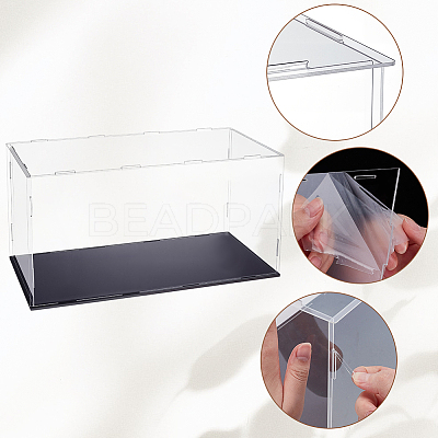 Acrylic Display Boxes CON-WH0089-163B-1