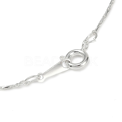 Brass Chain Necklaces NJEW-D077-S-1
