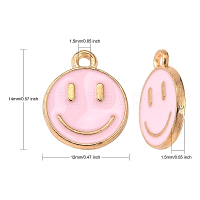 Alloy Enamel Charms LS-ENAM-S121-165F-RS-1