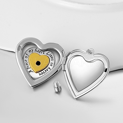 Alloy Heart Pendant Necklaces PW-WG44253-01-1