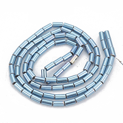 Electroplate Non-magnetic Synthetic Hematite Beads Strands G-T061-137A-1