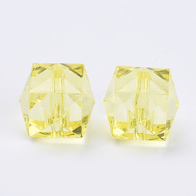 Transparent Acrylic Beads TACR-Q259-8mm-V21-01-1