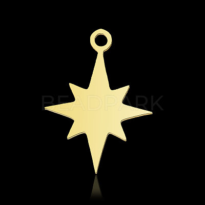 Ion Plating(IP) 201 Stainless Steel Pendants STAS-N090-LA890-2-1