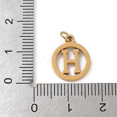 304 Stainless Steel Charms
with Jump Ring LS-STAS-R001-02G-H-1