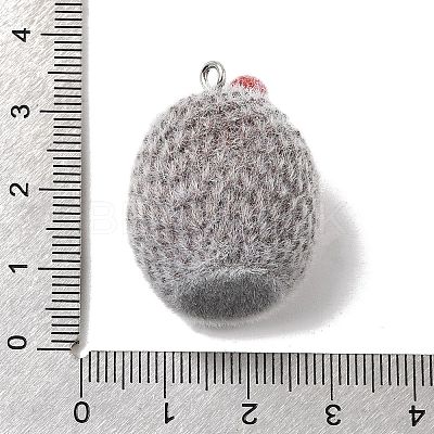 Opaque Resin Pendants RESI-F062-01C-1
