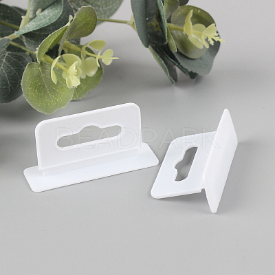 80Pcs Rectangle PP with PE Hanging Tabs KY-CP0001-35B-1