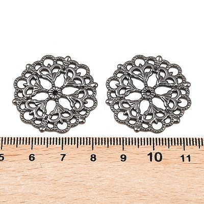 Tibetan Style Filigree Joiners Links LS-TIBE-A11623-B-LF-1