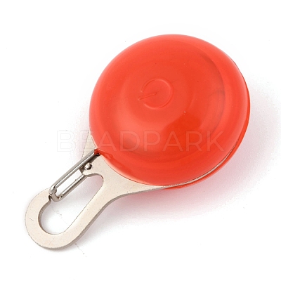 Plastic & Iron LED Collar Light AJEW-P080-08-1