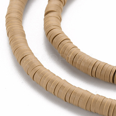 Handmade Polymer Clay Bead Strands CLAY-T002-4mm-64-1