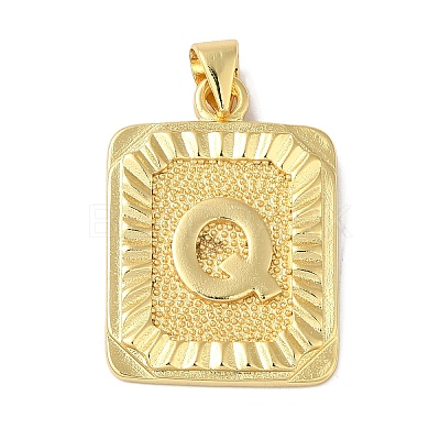 Rack Plating Brass Pendants KK-B092-42G-Q-1