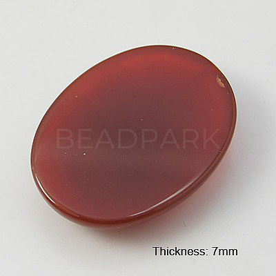 Natural Gemstone Cabochons X-G-G082-22x30x7mm-1-1