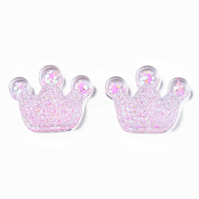 Transparent Resin Cabochons LS-CRES-N034-16A-1