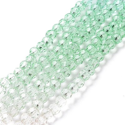 Transparent Glass Beads Strands GLAA-E036-07C-1