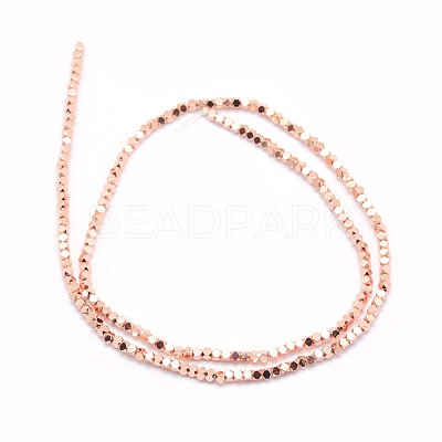 Electroplate Non-magnetic Synthetic Hematite Beads Strands G-L485-10B-RG-1