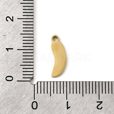 304 Stainless Steel Enamel Charms STAS-I335-03G-05-1