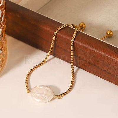 Fashion Stainless Steel Boston Link Chains Slider Bracelets LS-EE0272-1