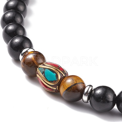Mala Bead Bracelet BJEW-JB08211-1