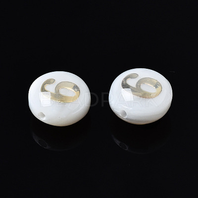 Natural Freshwater Shell Beads SHEL-N003-20-06-1