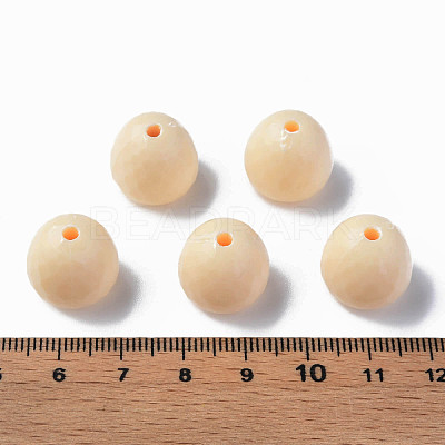 Opaque Acrylic Beads MACR-S373-10A-A15-1