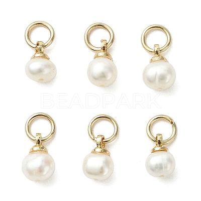 Natural Cultured Freshwater Pearl Pendants PALLOY-JF05298-02-1