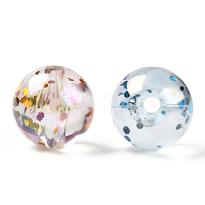 Transparent Acrylic Bead OACR-T029-01-1