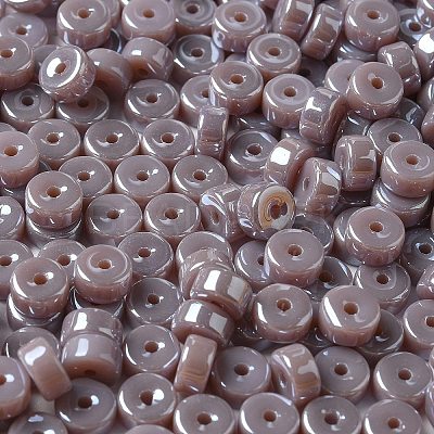 Opaque Colours Luster Glass Seed Beads SEED-E001-P3x6mm-A01-1