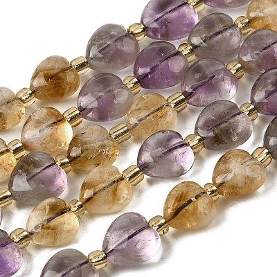 Natural Ametrine Beads Strands G-F799-C01-01-1