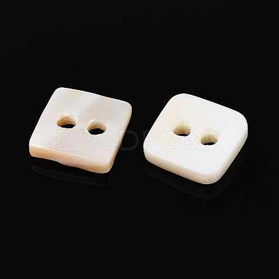 Freshwater Shell Buttons BUTT-T013-07-1