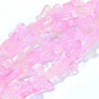 Transparent Glass Beads Strands GLAA-F114-04B-1