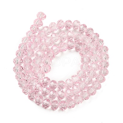 Transparent Baking Paint Glass Beads X1-DGLA-A034-T6mm-D04-1